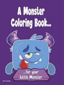 a monster coloring book for your little monster